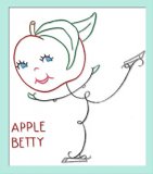 RL3498 Animated Fruit Apple Betty