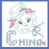 VTTT3 Tea Towel Trios 3 Bonnet China