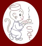 RL3593 Animated Monkey Day of the Week Tea Towel Design