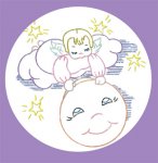 SK117 Sweet Angel Moon Quilt