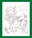 LW532 Sunshine Rooster Motifs