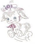 AB7266 Baby Animals in Hats Quilt AB7266 Baby Animals in Hats Quilt