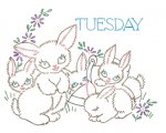 AB7300 Bunny Family DOW AB7300 Bunny Family DOW