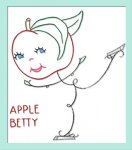 RL3498 Animated Fruit Apple Betty