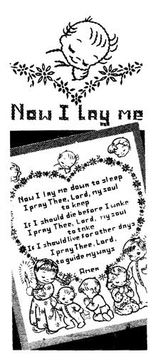 AB7137XL Now I Lay Me – Child's Prayer Kids - Click Image to Close