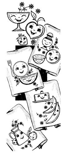 LW511 Happy Smiley Kitchen Twl - Click Image to Close