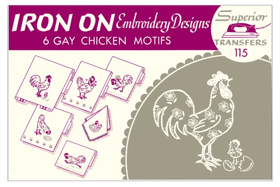 SP115 Gay Chicken Motifs - Click Image to Close