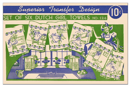 SP124 6 Dutch Girl Towel - Click Image to Close