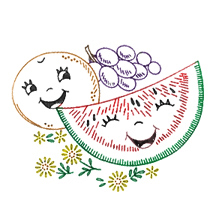 AB-7102 Happy Singing Fruit for Tea Towels