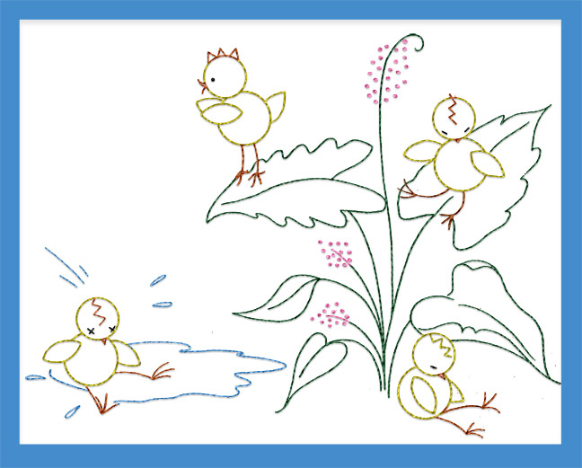 AB7174 Funny Slide Dive Jump Skate Chicks Chickens