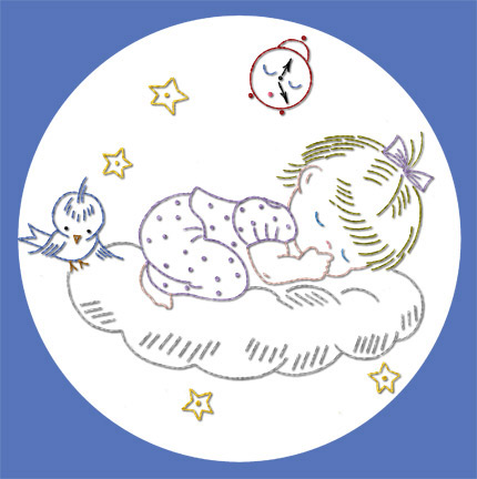 AB7144 Darling Angel Tot Quilt
