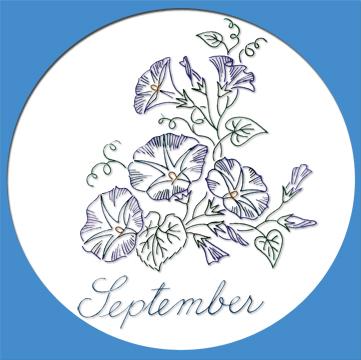 KM2233 Monthly Flowers 3