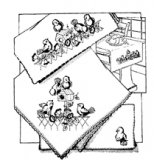 LW756 Blue Bird Border XStitch