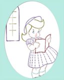 RL82 Cute Little Miss DOW