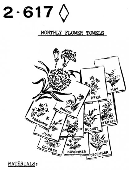 KM2617 Monthly Flowers #2 - Click Image to Close