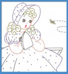 AB7254 Miss Sunbonnet DOW