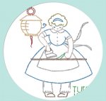 W901 Cheery Happy Housewife DOW
