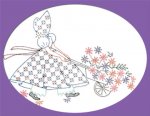 AB7364 Bonnet Garden Girls