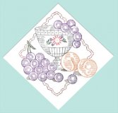 AB7030 Diagonal Dishes Teapots Fruit for Towels