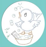 RLBB Fluffy Blue Bird DOW