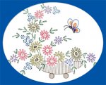 SP138 Floral Motifs for Napkins Scarfs