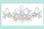 AB7481 Bunches of BlueBirds Blue Birds