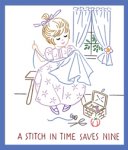 KM2497 Bonnet Girls Kitchen Proverbs