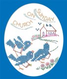 AB6668 Cross Stitch DOW Blue Birds