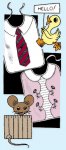 LW611Boy & Girl Bibs Duck Mouse LW611Boy & Girl Bibs Duck Mouse