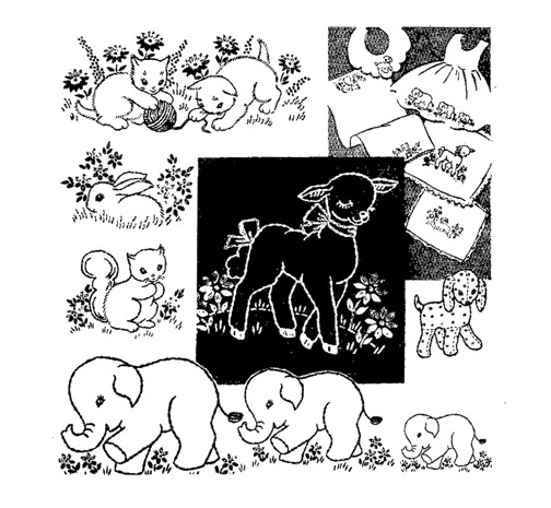 AB7174 Nursery Motifs Bunny! - Click Image to Close