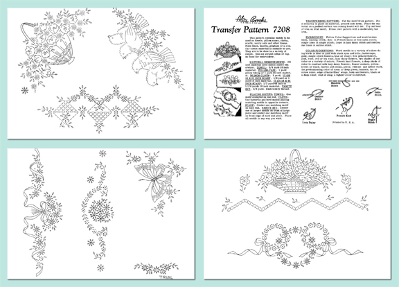 AB7208 Birds Florals Baskets - Click Image to Close