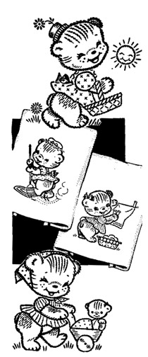 AB7375 Busy Miss Tot Bear - Click Image to Close