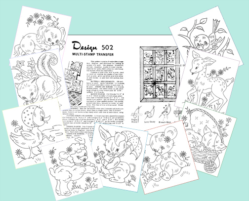 LW-502 9 Block Animal Quilt Designs - Click Image to Close