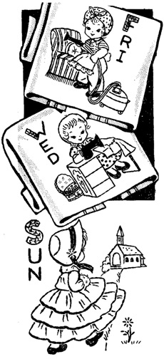 LW851 Sweet Lil Miss Helper DOW - Click Image to Close