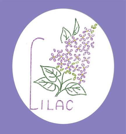 KM2351 Lovely Alphabet Floral / Flower Motifs