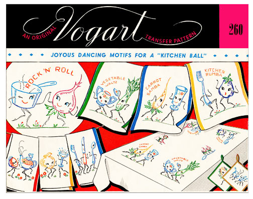 V260 Joyous Dancing Motifs for a Kitchen Ball